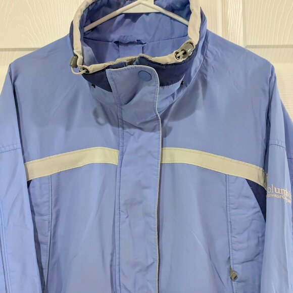 Columbia Women's Large Interchange Core Jacket - Light Blue/Dark Blue - Picture 6 of 16